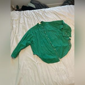 Out From Under x Urban Outfitters Monk Collar Shirt 💚